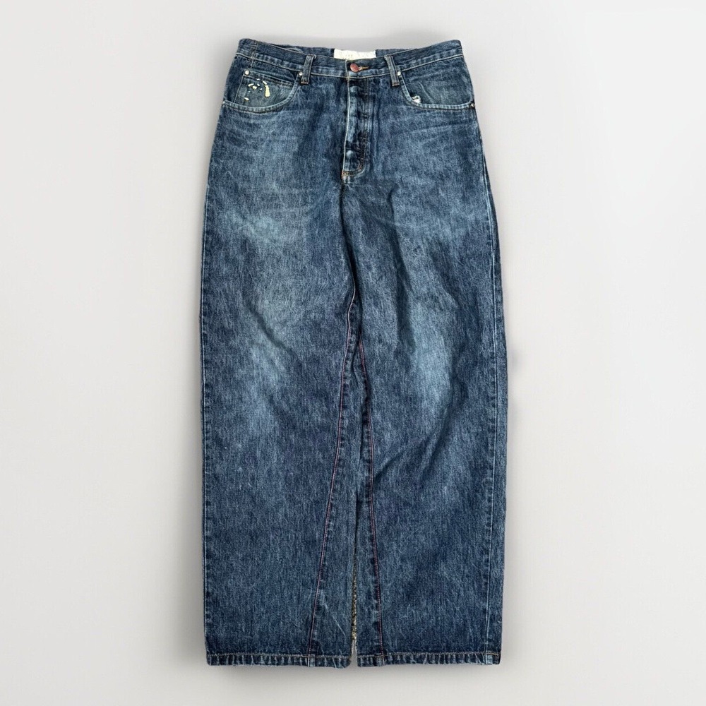 C1RCA Circa Blue Denim Jeans‎ Men 32 32x31 Muska Y2K Baggy C1 Wide Rave Vintage